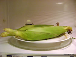 Microwaved Corn